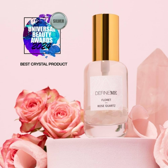 DefineMe Floret - Rose Quartz Crystal Infused Perfume Mist, 28ml/0.95fl oz - Picture 12 of 13